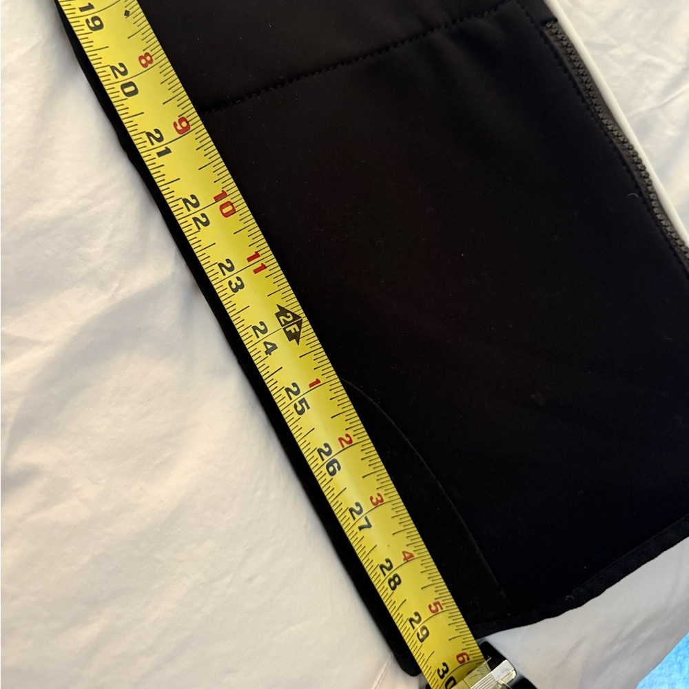 FrauenSchuh lined Black Ski Pants with gray and white detail Austrian Luxury - Picture 14 of 16